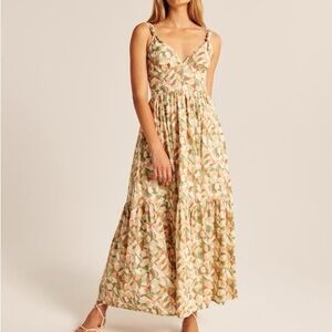 Abercrombie &Fitch knotted strap Maxi Dress
